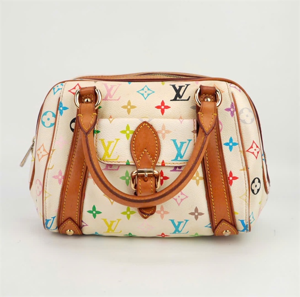 Túi LV hoa màu quai nâu size 24 ++