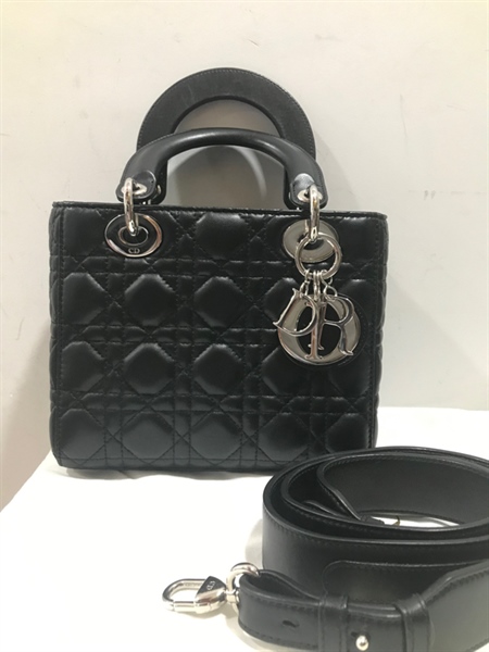 Túi Lady Dior Đen+