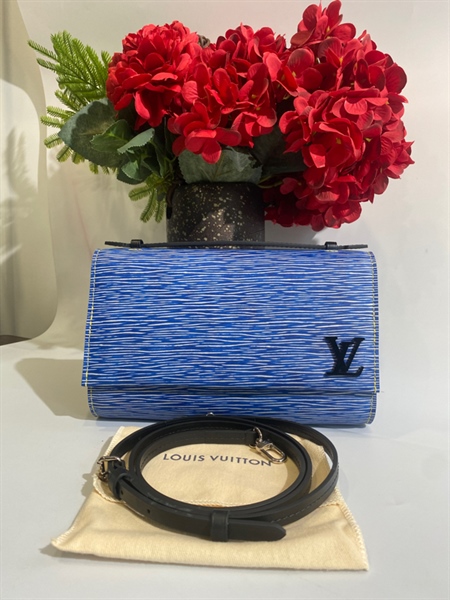 Túi LV xanh logo nổi KG+