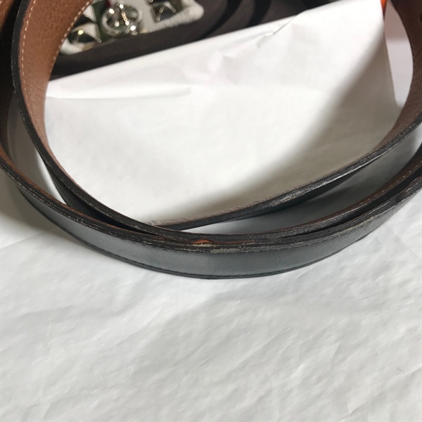 Thắt lưng Hermes đen KG+