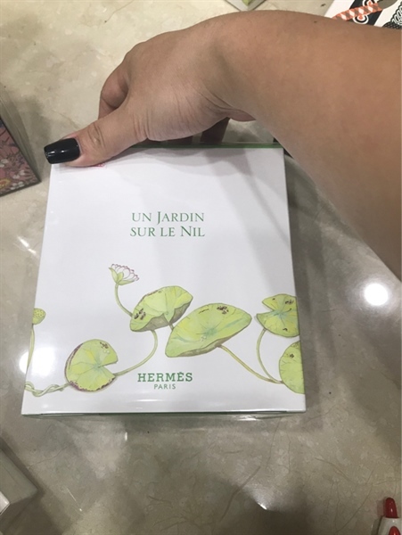 Set Hermes xanh lá sen KG+