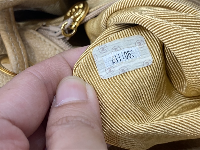 Balo Chanel vàng bò KG+