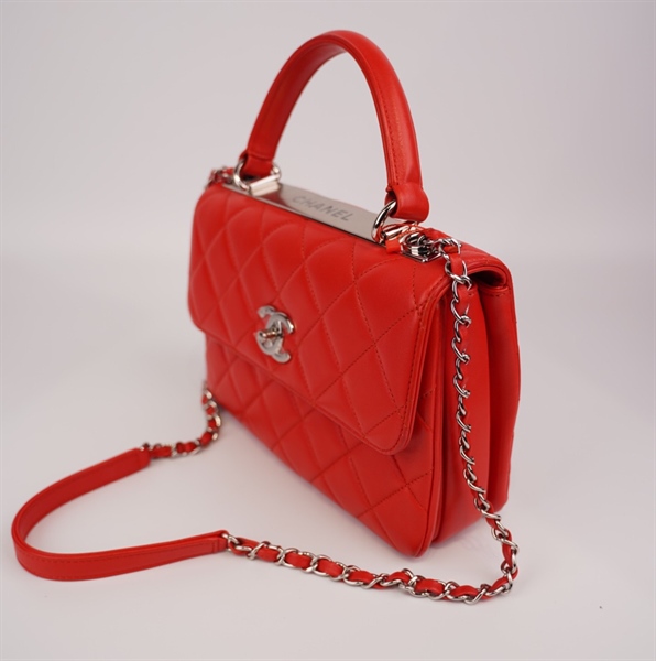 Túi Chanel Classic màu đỏ KG+