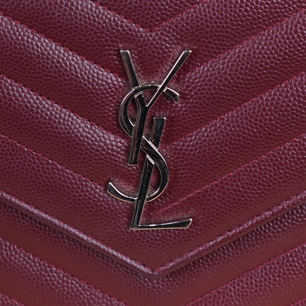 Túi YSL màu đỏ mận +