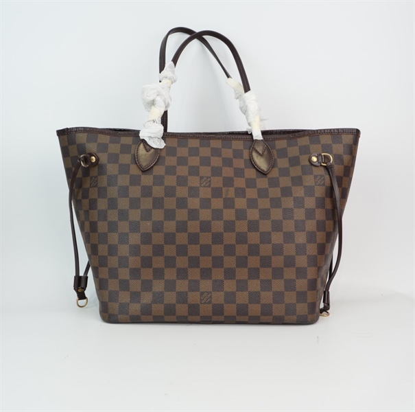 Túi LV Neverfull ô vuông nâu KG+