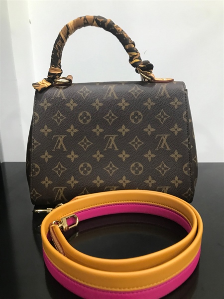 Túi LV Hoa Nâu Dây Đỏ+