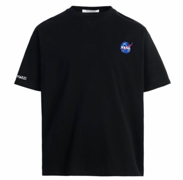 Áo thun Marzo logo Nasa đen +