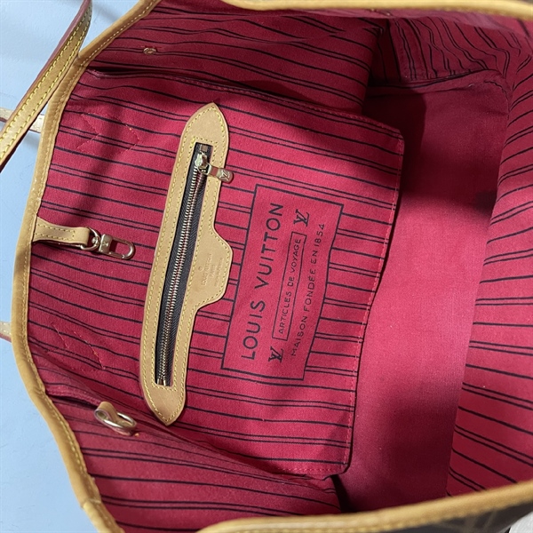 Túi Never full LV Lòng Đỏ+