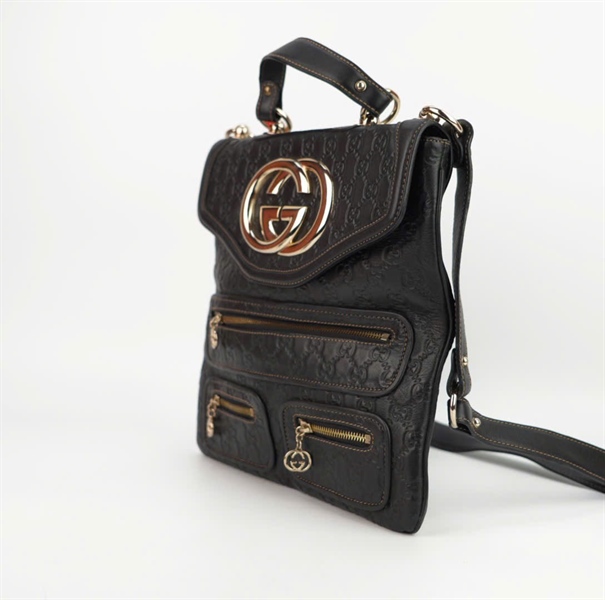 Túi GG logo lớn 3 khoá kéo size 24 ++