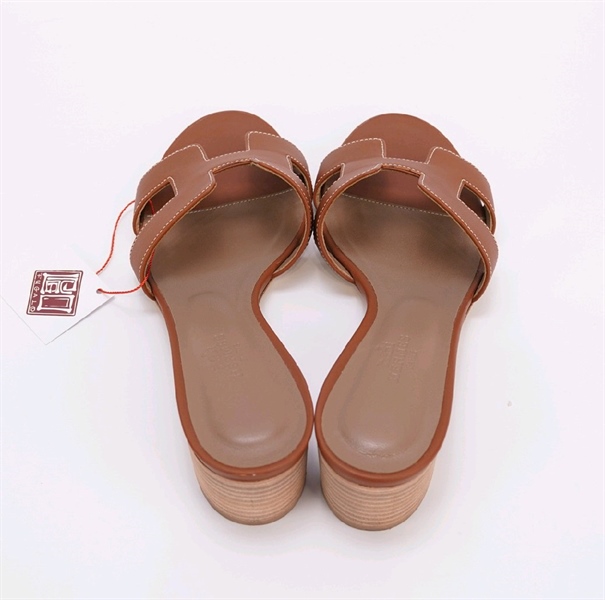 Dép Hermes da nâu KG+