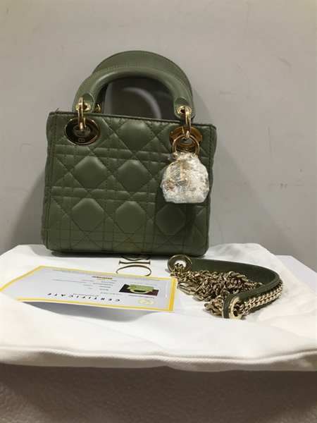 Túi Lady Dior Xanh Rêu+