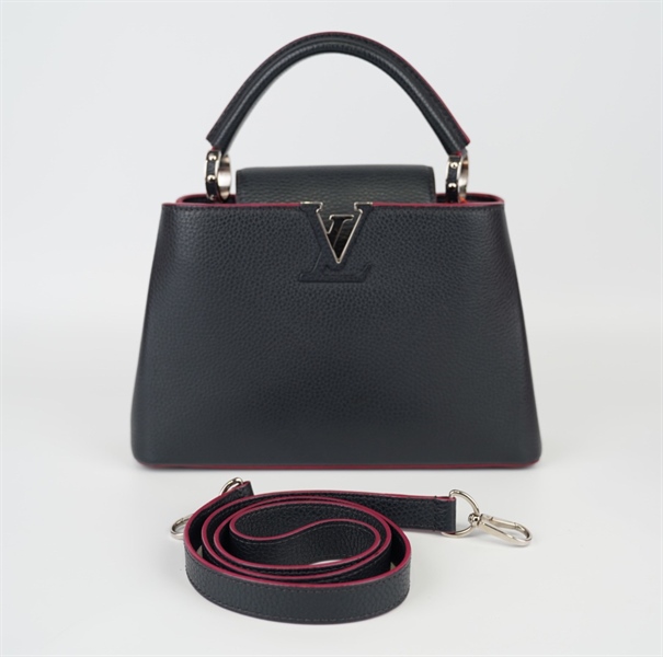 Túi LV capu đen lòng đỏ +