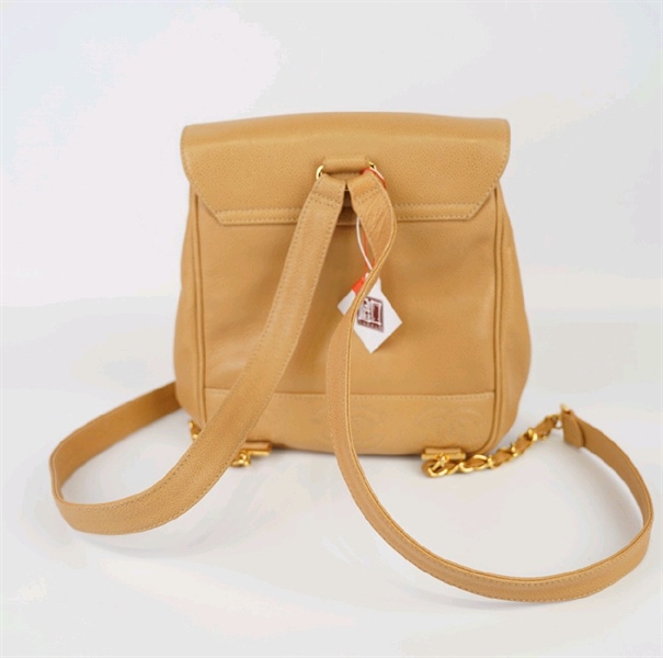 Balo Chanel vàng bò KG+