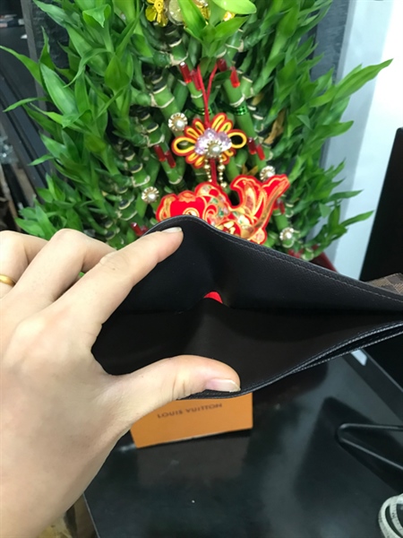 Ví LV Gập 2 Ô Vuông+