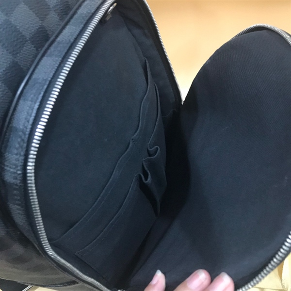 Balo LV Ô Vuông Xanh Đen+