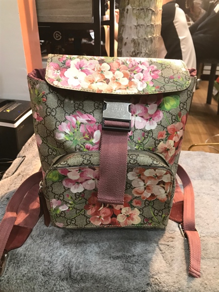 Balo GG xám hình hoa đào +