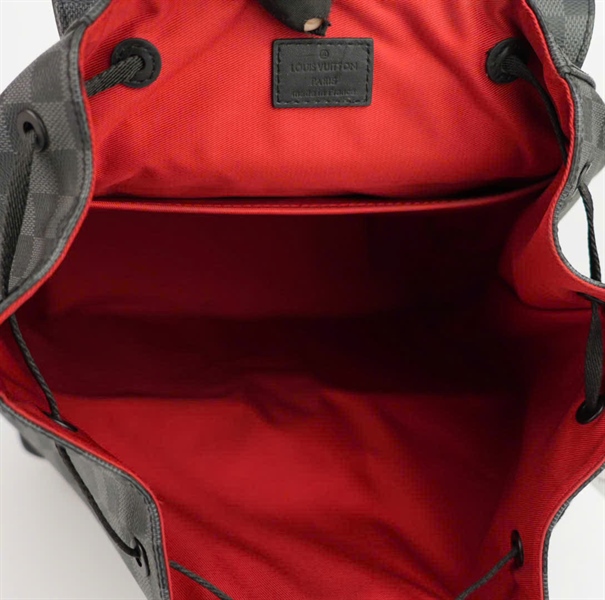 Balo LV ô vuông đen ++