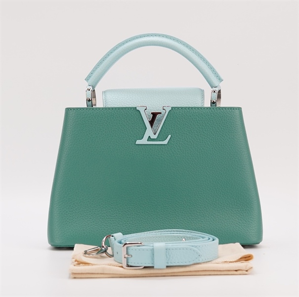 Túi LV xanh phối màu +