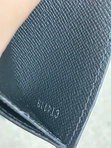 Ví LV xanh đen gập 2+