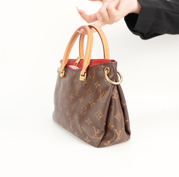 Túi LV hoa nâu viền đỏ size 27 KG+