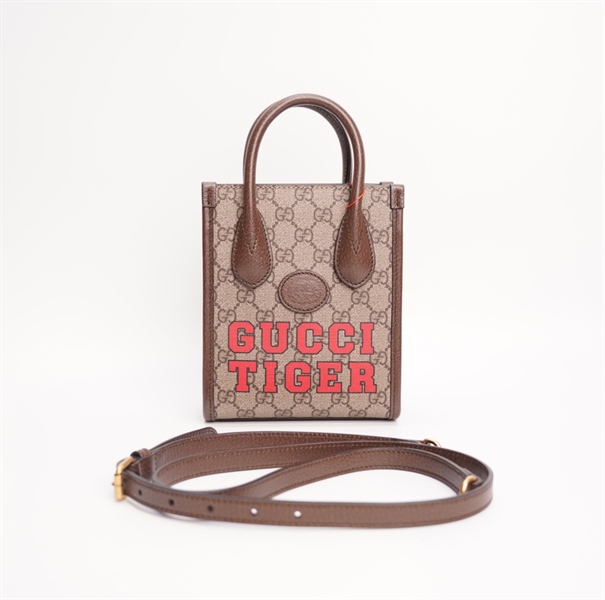 Túi GG tger nâu sz 15cm TB+