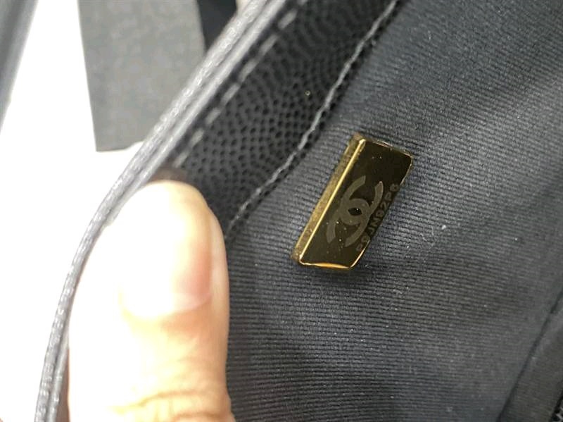 Túi Chanel Boy đen sz27cm KG+