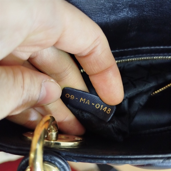 Túi Lady Dior Đen+