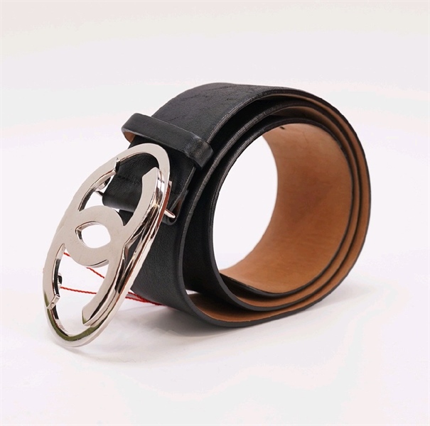 Thắt lưng Chanel đen KG+