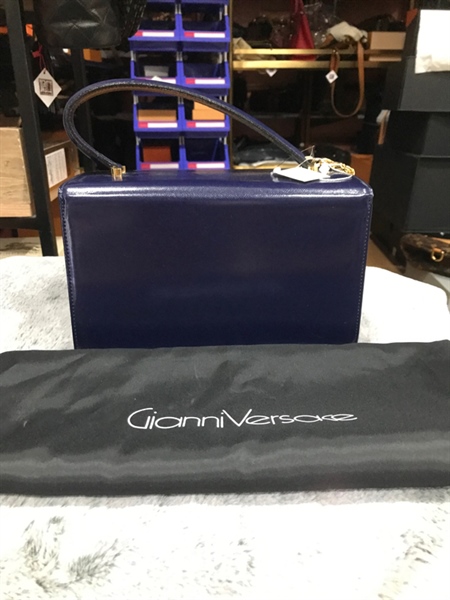 Túi hộp Versace xanh đậm KG+