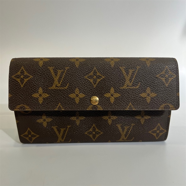 Ví LV gập khoá kéo +