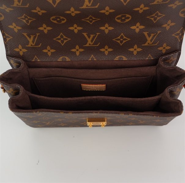 Túi LV metis hoa nâu sz 24cm +