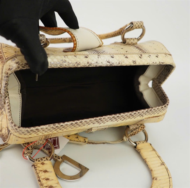 Túi D&G da trăn nude size 26 KG+