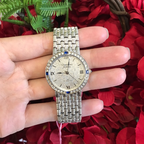 Đồng hồ VaLentino Roman bạc KG+