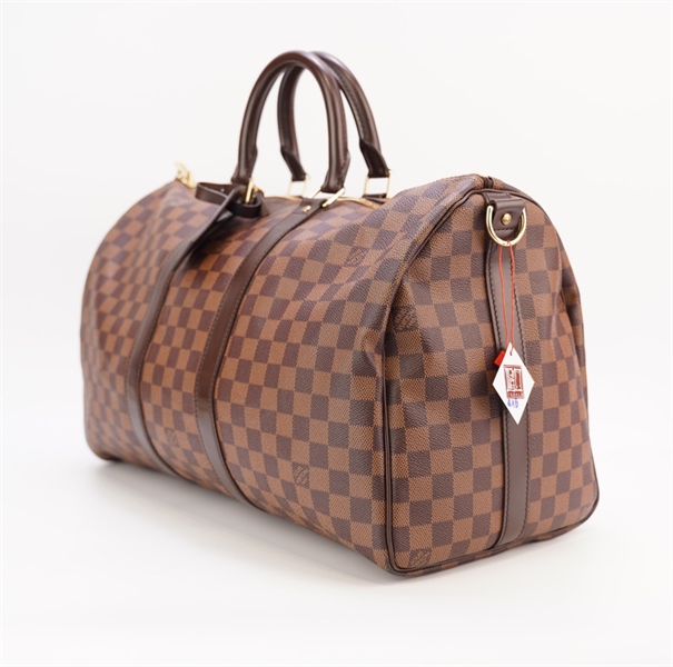 Túi LV keepall Damier nâu size 40cm+