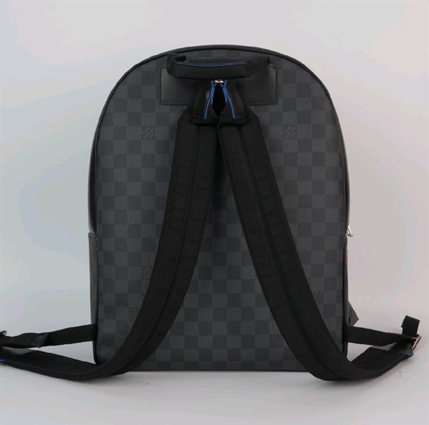 Balo LV ô vuông in chữ - TB +