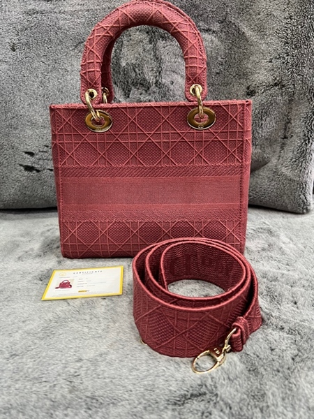 Túi Dior Lady màu ruốc +