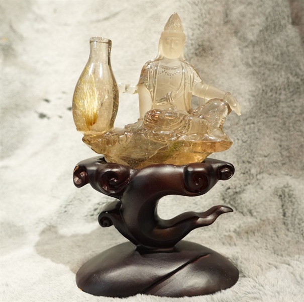 Tác phẩm Phật ngồi Quan Âm 656537 +