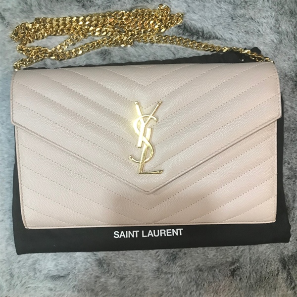 Túi xách YSL màu nude +
