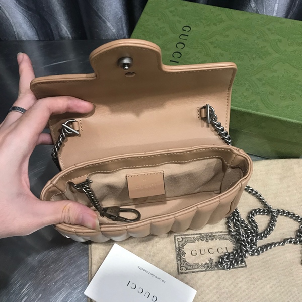 Túi GG nude đậm +