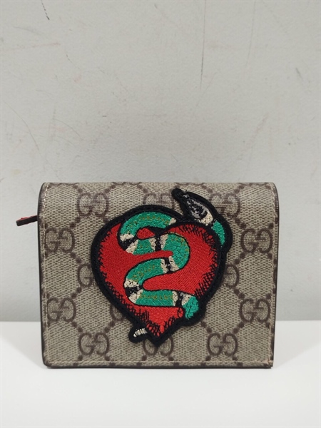 Ví GG Xám Lòng Đỏ lo go Rắn+