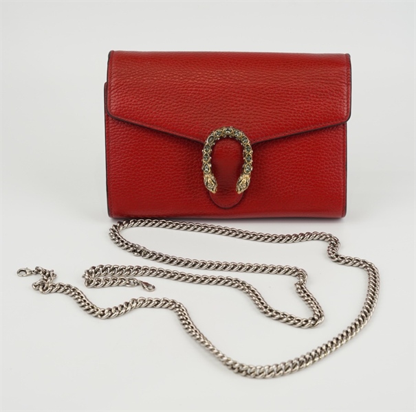 Túi GG đỏ đầu rồng +