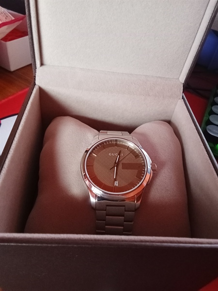 Đồng hồ GG nam mặt vàng đồng KG+