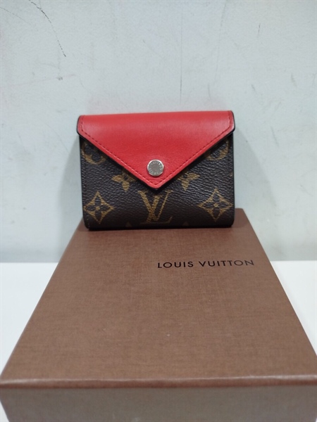 Ví 1 Ngăn LV Nắp Đỏ+