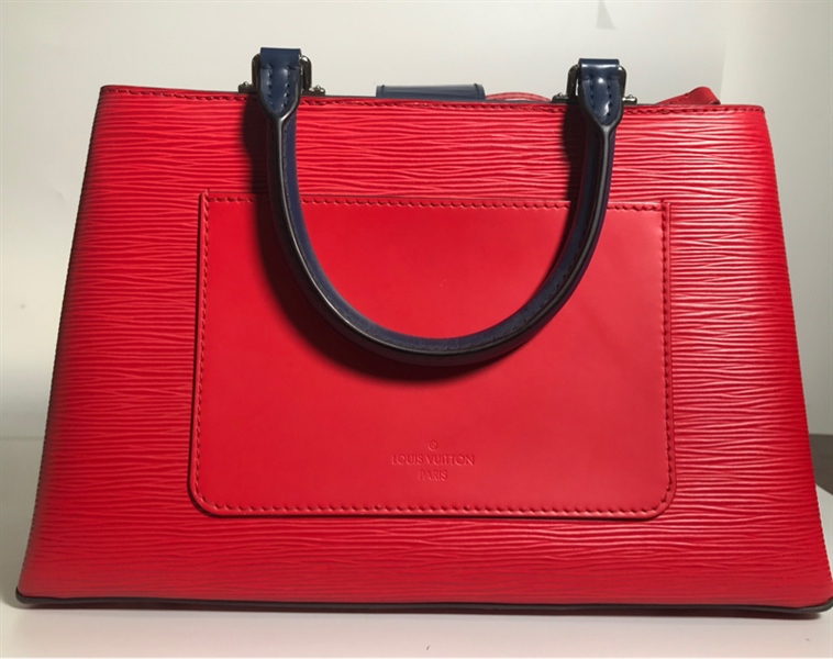 Túi LV đỏ quai xách Xanh KG+