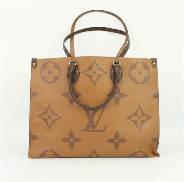 Túi LV onthego hoa nâu size 35 +