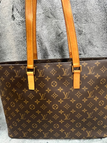 Túi tote LV hoa nâu +