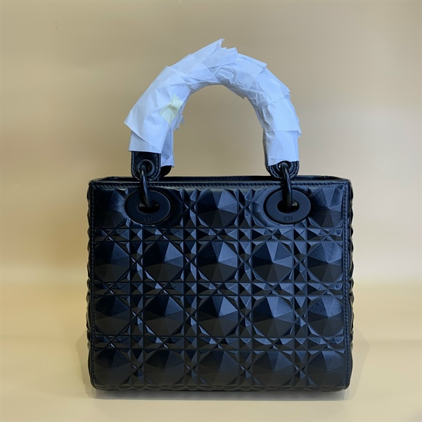 Túi Dior lady kim cương đen +