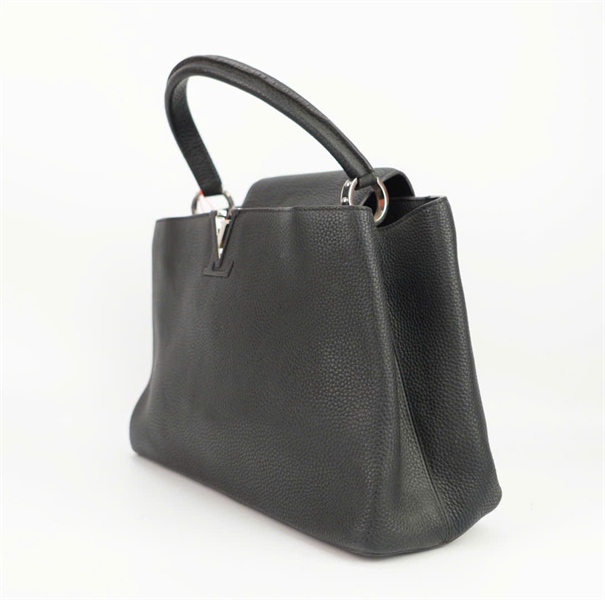 Túi LV capu đen lòng hồngsize 30 ++