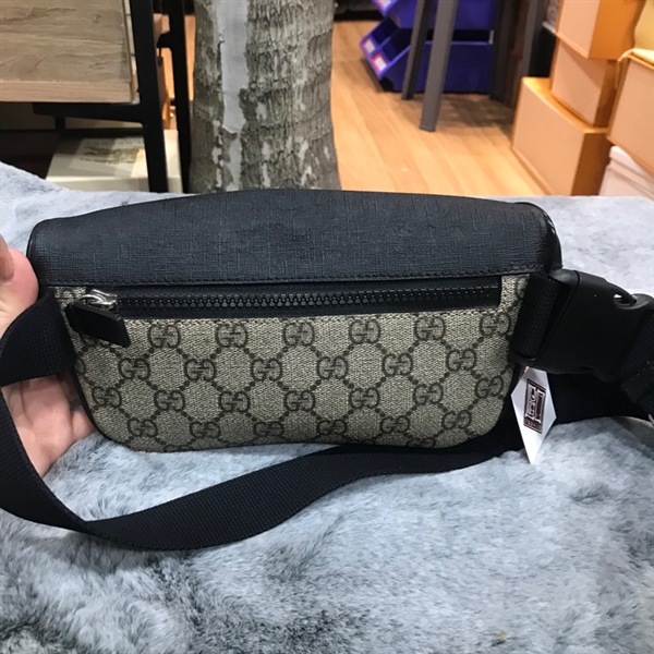 Túi bao tử GG xám phối đen+