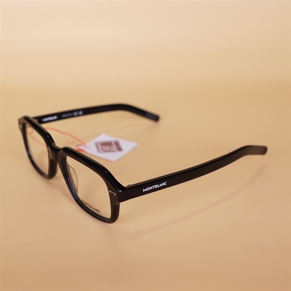Kính Montblanc Đen gọng vuông MB0228O 001 (sz53-20-145) KG+